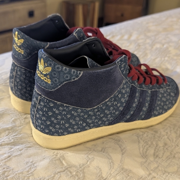 Adidas Jabar Hi "Western Denim" sz Men's 9 Women's 10.5 in Night Indigo - Picture 6 of 15